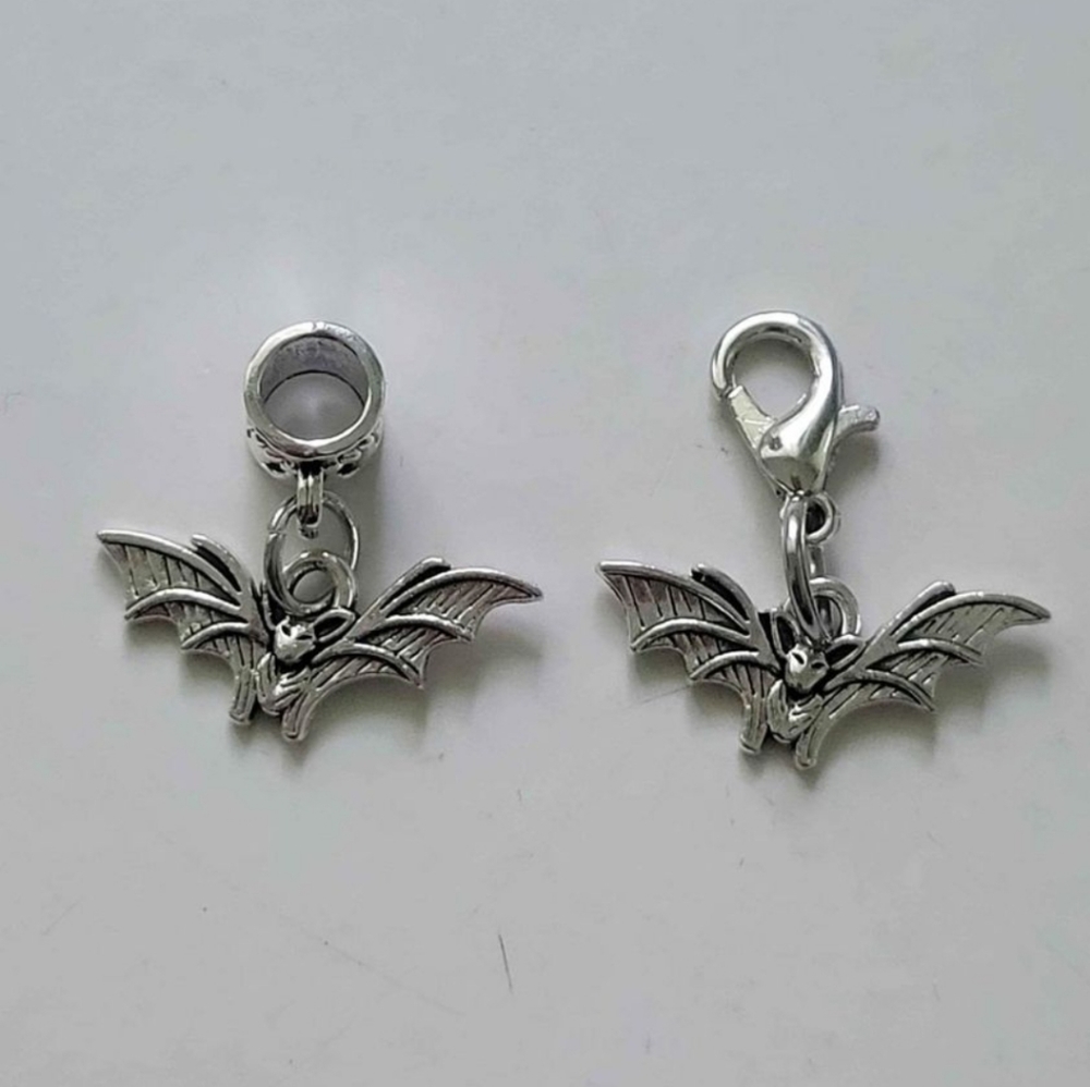 Clip On bat charms flying Bat horror $7 each